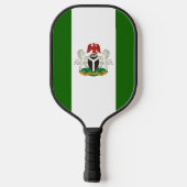nigerianische Flagge Pickleball Schläger (Rückseite)