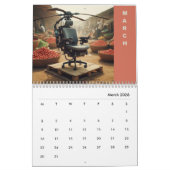 nigerianische Flugstühle (AI Art. Kalender (Mär 2026)