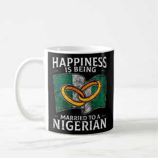 Nigerianische Hochzeitenflagge Nigeria Marrie Kaffeetasse