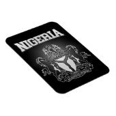 Nigerianische Wappen Magnet (Rechte Seite)