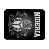 Nigerianische Wappen Magnet (Horizontal)