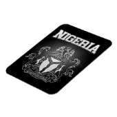 Nigerianische Wappen Magnet (Linke Seite)