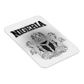 Nigerianische Wappen Magnet (Rechte Seite)