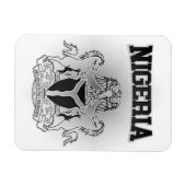 Nigerianische Wappen Magnet (Horizontal)