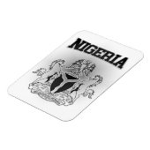 Nigerianische Wappen Magnet (Linke Seite)