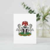 Nigerianische Wappen Postkarte (Stehend Vorderseite)