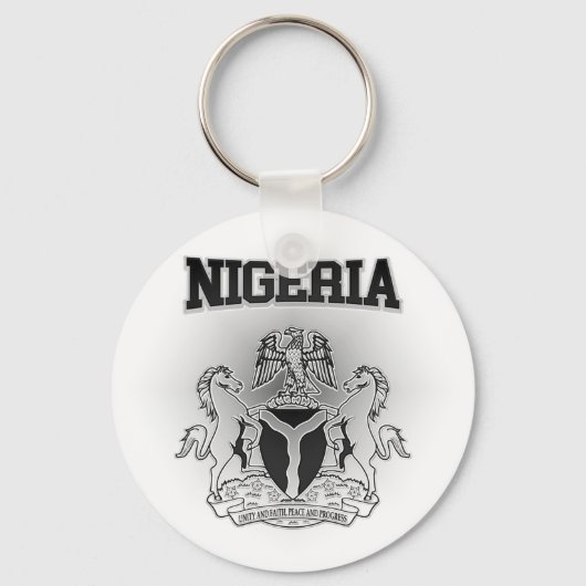 Nigerianische Wappen Schlüsselanhänger (Vorderseite)