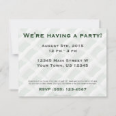 Nigerianische Wave-Flagge Einladung (Rückseite)