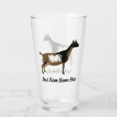 Nigerianische Zwerg Milchziege Glas (Rückseite)