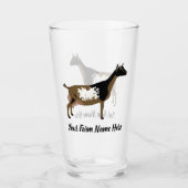 Nigerianische Zwerg Milchziege Glas (Vorderseite)