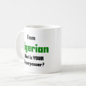 nigerianischer Becher Kaffeetasse (Vorderseite Links)