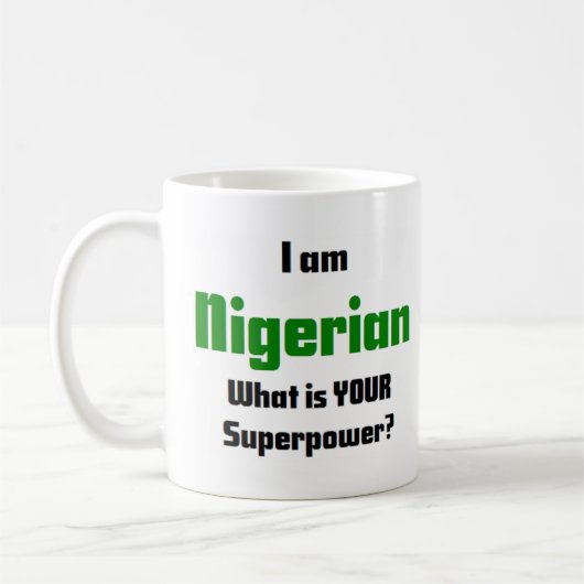 nigerianischer Becher Kaffeetasse (Links)