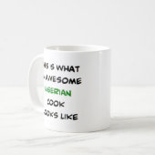 nigerianischer Koch, phantastisch Kaffeetasse (Vorderseite Links)