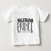 nigerianischer Prinz Baby T-shirt (Vorderseite)