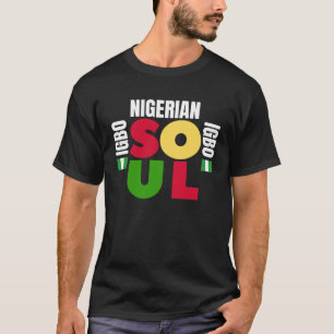 Nigerianisches Soul Igbo Herkunft Initiation DNA T-Shirt