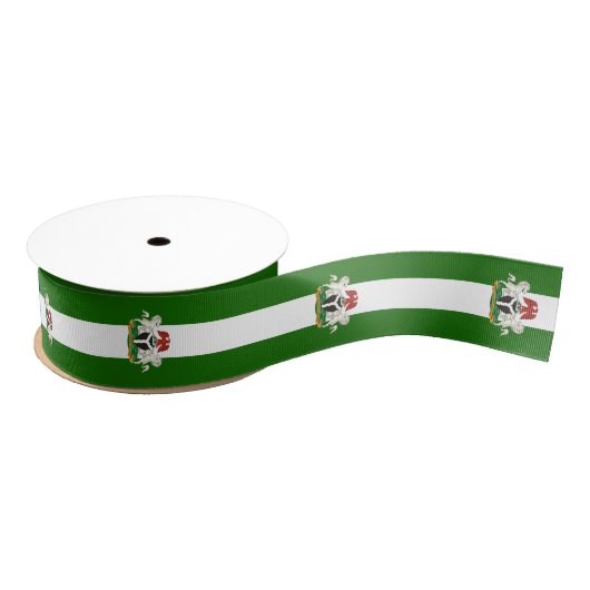 nigerianisches Wappen Ripsband (Spule)
