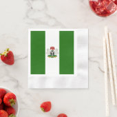 nigerianisches Wappen Serviette (Beispiel)