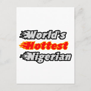 Nigerias heißeste Welt Postkarte