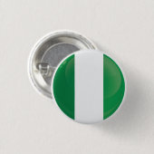 Nigerias Round-Icon-Flagge Button (Vorne & Hinten)