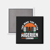 Nigerien Niger Nigerien Niger Flag Flag Tag Magnet (Vorderseite/Rückseite)