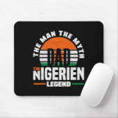 Nigerien Niger Nigerien Niger Flag Flag Tag Mousepad (Mit Mouse)