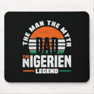 Nigerien Niger Nigerien Niger Flag Flag Tag Mousepad