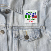 Nigerische Amerikaner für Obama Button (Beispiel)