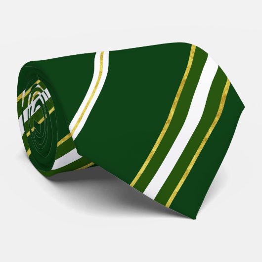 Nigerische Streifenflagge Krawatte (Gerollt)