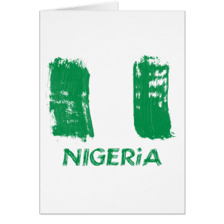 Nigerischer Schmutzflaggenentwurf