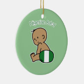 Nigerisches Baby Keramik Ornament (Rechts)