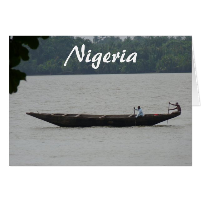 Nigerisches Boot (Vorderseite (Horizontal))