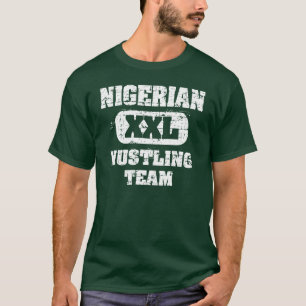 Nigerisches drängendes Team T-Shirt