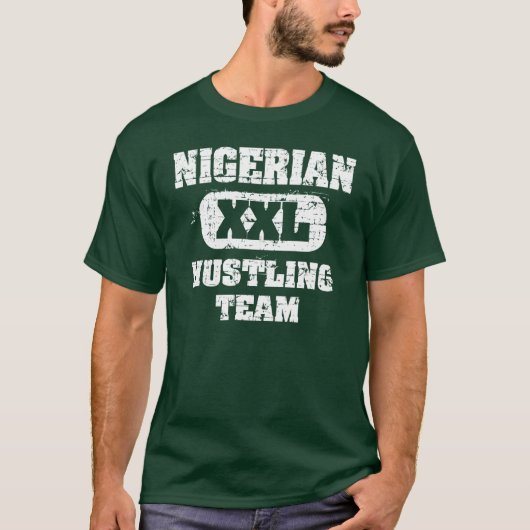 Nigerisches drängendes Team T-Shirt (Vorderseite)