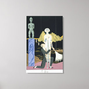 Night, 1925 (pochoir Druck) Leinwanddruck