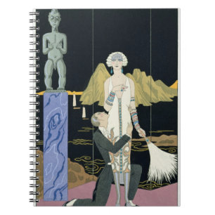 Night, 1925 (pochoir Druck) Notizblock