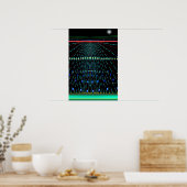 " NIGHT AIRPORT " von Robert Singletary Poster (Küche)