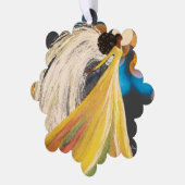 Night Angel Paper Ornament Karte (Linke Ecke)