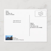 Night at Navy Pier Denken Sie an Sie Postkarte (Rückseite)