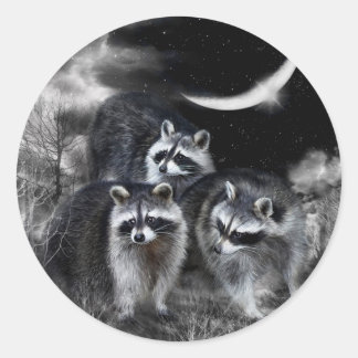 Night Bandits Art Sticker