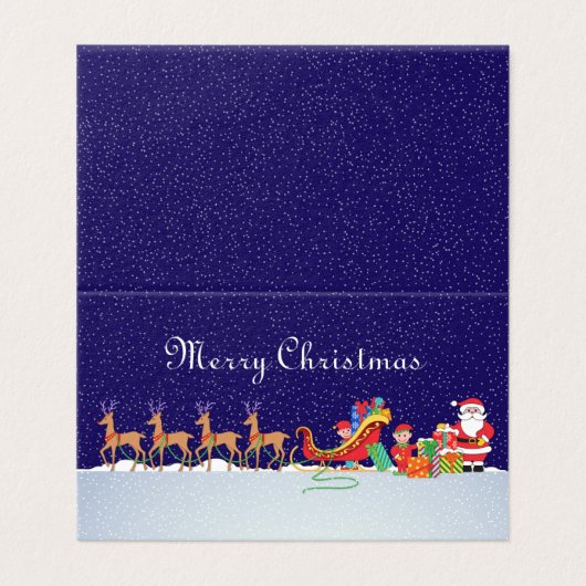 Night Before Christmas (Außenseite Aufgefaltet)