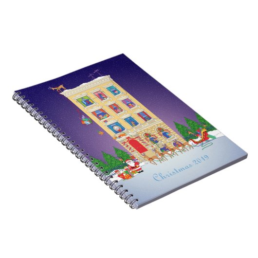Night Before Christmas Organizer Notebook Notizblock (Rechte Seite)
