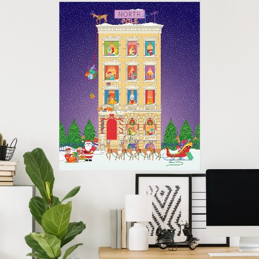Night Before Christmas Poster (Heimbüro)