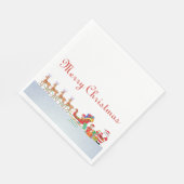 Night Before Christmas Serviette (Ecke)