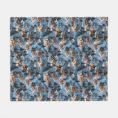 Night Before Christmas - Twilight Serenity Fleecedecke (Vorderseite (Horizontal))