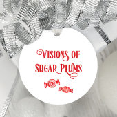 Night Before Christmas Visions of Sugar Plums Geschenkanhänger