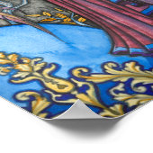 Night Bird Fantasy Fairy Art von Molly Harrison Poster (Ecke)