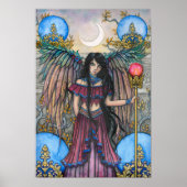 Night Bird Fantasy Fairy Art von Molly Harrison Poster (Vorne)