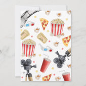 Night Birthday Party Einladung (Rückseite)