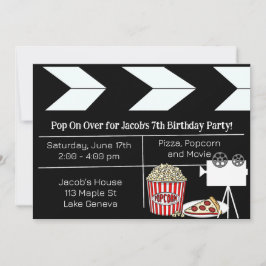 Night Birthday Party Einladung