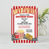 Night Birthday Party Einladung (Stehend Vorderseite)